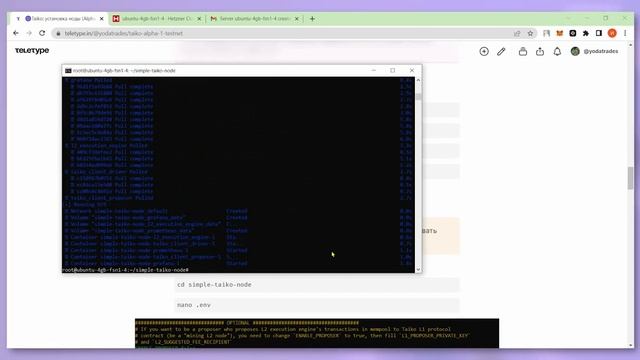 Установка ноды Taiko I Аирдроп Тайко I Гайд на Testnet Alpha 2 (Askja)