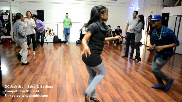 Eric Jones Santana & Josmarly Cordero at DC Jack & Jill Salsa Bachata Competition & Social смотреть онлайн