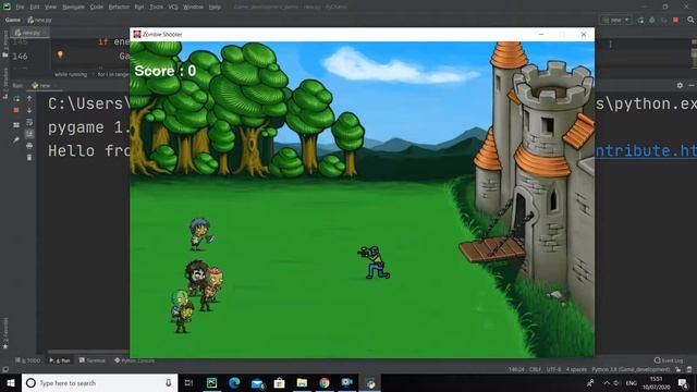 pygame Tutorial #13 Game over смотреть онлайн