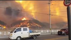 Атомной электростанции Ханул в Южной Корее угрожает мощный лесной пожар