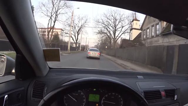 Driving Škoda Octavia II Combi, 60fps