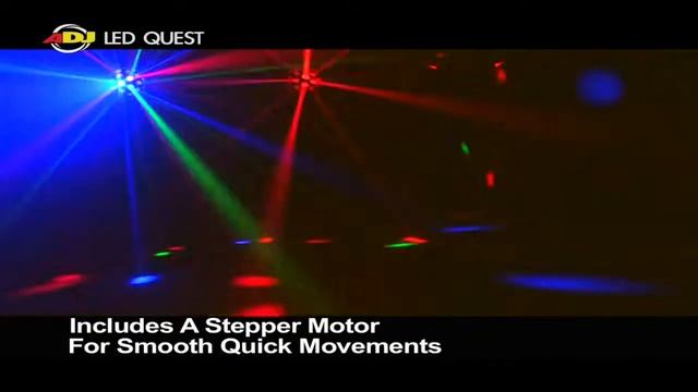 American DJ LED Quest светодиодный прибор с 19 линзами смотреть онлайн