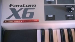 Roland Fantom X6 Custom Made  Patches in a Song