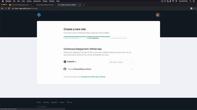 3 # Deploy a static site with git on Nelify смотреть онлайн
