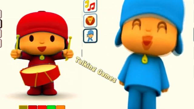 Talking Pocoyo Funny Videos kids Game Play new 2018 смотреть онлайн