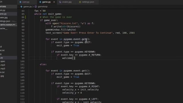 How to build SNAKE in Python! [Pygame tutorial 2020] смотреть онлайн