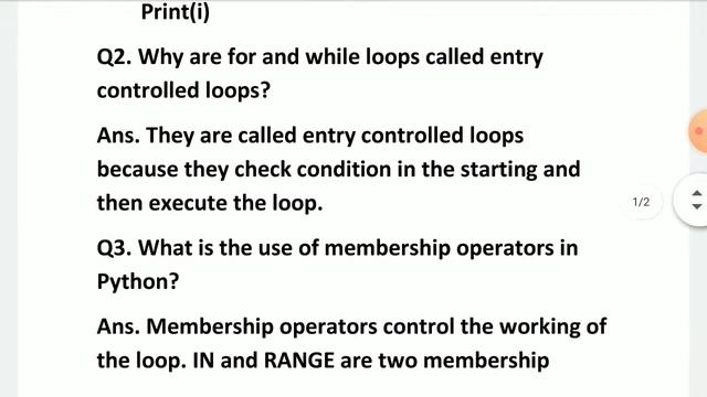 8TH COMPUTER CH-7 ITERATIVE STATEMENTS IN PYTHON VIDEO - 6 смотреть онлайн