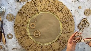 Как задекорировать заготовку зеркало в стиле Steampunk.Cвоими руками | Скрапбукинг | Mixed Media Ar