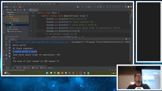 CIS 1500 - Intro to Programming ( Java ) - Names and Things - Winter 2023 смотреть онлайн