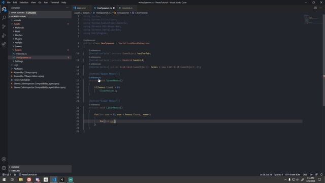 3D Hex Grid Tutorial смотреть онлайн