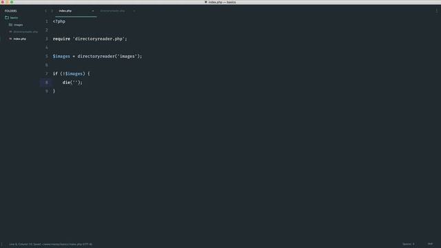 PHP Basics: Practical projects: Build an image gallery (35/35) смотреть онлайн
