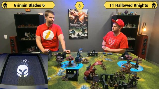 Age of Sigmar Battle Report! Orruk Warclans vs Stormcast Eternals: Kruleboyz vs Hallowed Knights! смотреть онлайн