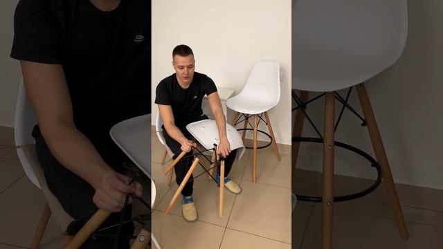 Сборка стула Eames, IKEA, пластиковый стул