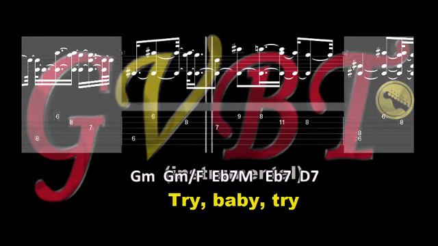 Still Loving You Scorpions GVBT Karaoke Guitar Video Backing Track scrolling tablature chords lyric смотреть онлайн