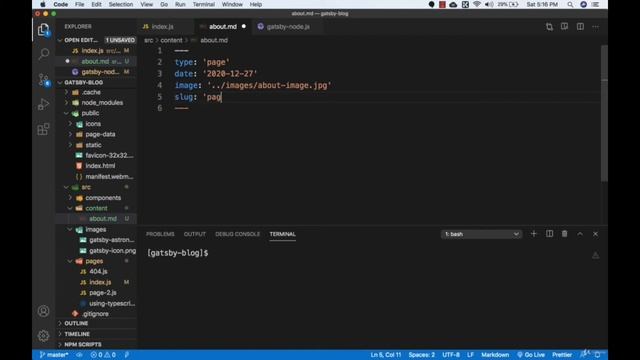 What is Markdown ? | Types of GraphQL Query in Gatsby | BLOG Website By Gatsby.js | Tutorial #3 | смотреть онлайн