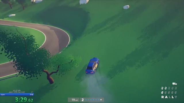 Art of Rally - Japan 100% Free Roam Speedrun [7:00.31] [Group A] смотреть онлайн