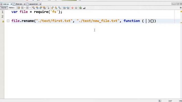 NodeJS Tutorial - 10 - How To Rename File - Hindi смотреть онлайн