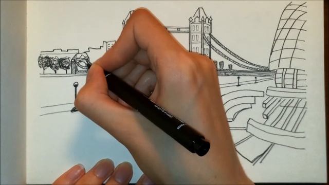 Sketch 19 - Tower Bridge, London, UK смотреть онлайн