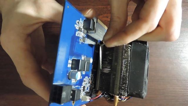 Доработка комплектного кулера AMD и установка его на видеокарту смотреть онлайн