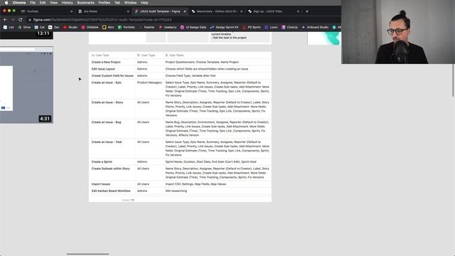 User Research for UX/UI Portfolio Concept Project (Jira Pt 1) смотреть онлайн