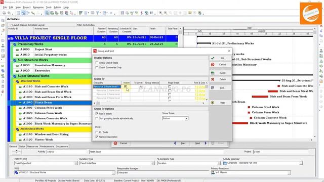How to Extract spread sheets of Resource Assignment in primavera P6 | Manhours Quantity and Cost P6 смотреть онлайн