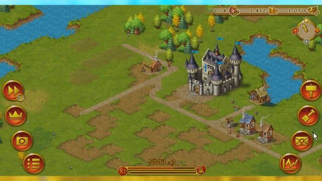 Townsmen #1 Como iniciar sua Metrópole PT-BR смотреть онлайн