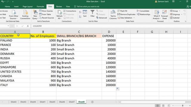 Excel : How to select Cells, Rows, Columns and whole sheet in excel смотреть онлайн