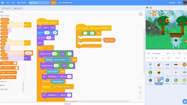 Scratch Tutorial | Apple Dash | Part 4 | Scratch how to make an Apple Catching Game смотреть онлайн