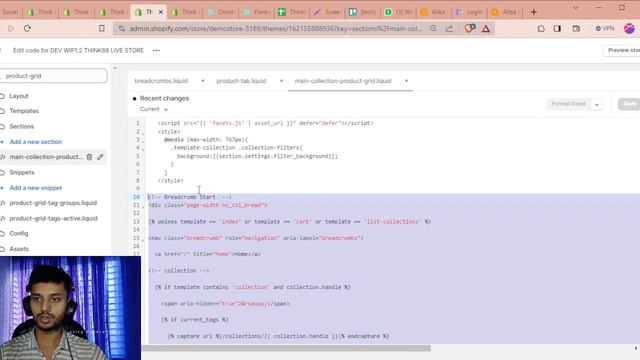 Shopify Theme Breadcrumb смотреть онлайн