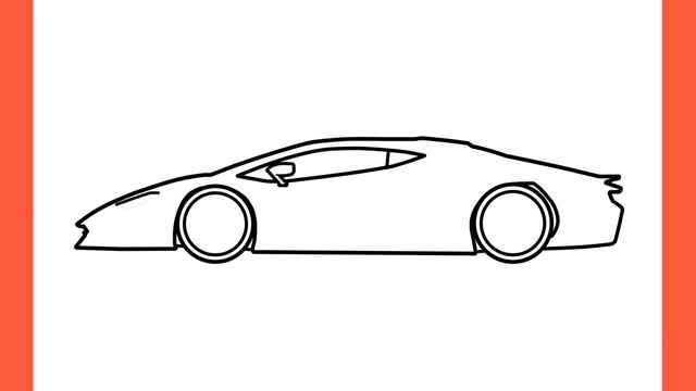 How to draw a LAMBORGHINI CENTENARIO easy / drawing lambo lp770-4 2017 sports car step by step смотреть онлайн