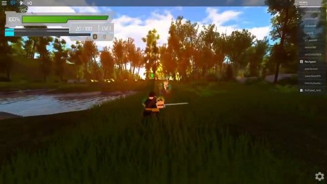 Testing New SAO Game Out | Aincrad Online | Roblox смотреть онлайн