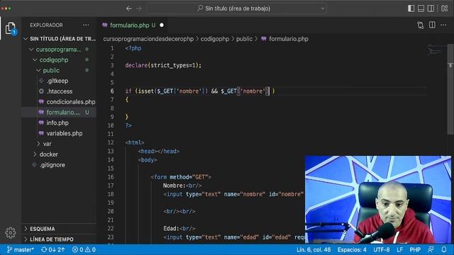 [CODEJAUS] - CURSO DE PROGRAMACION - 5 - HTML Y PHP - Ejemplo Practico смотреть онлайн