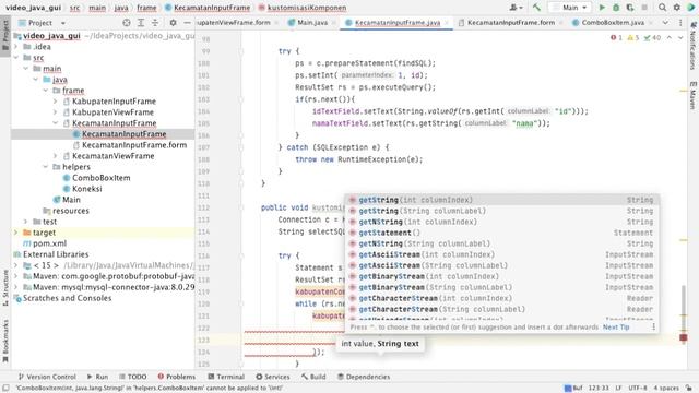 JAVA CRUD IntelliJ IDEA GUI Part 2 смотреть онлайн