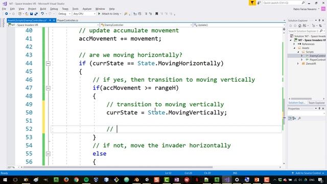 Implementing VR Space Invaders with Unity смотреть онлайн