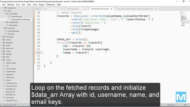 Datatables AJAX Pagination With Search And Sort – Laravel 7