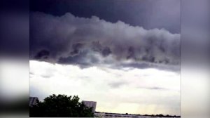 В Польше удалось снять редкое атмосферное явление