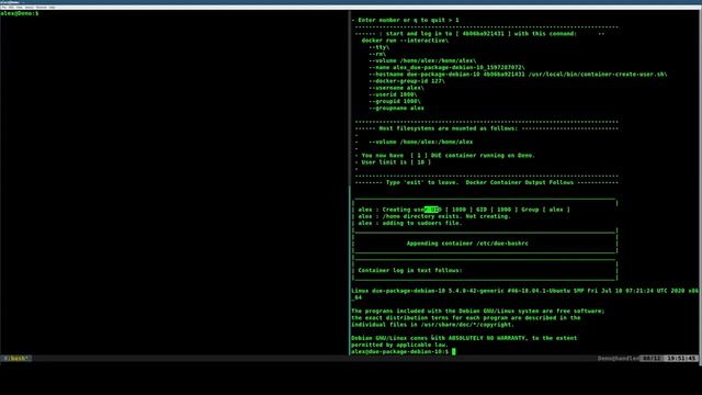 DUE - A container manager for building things that aren't Debianized (and things that are). смотреть онлайн