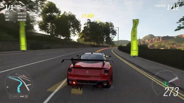 Ferrari 599xx Evoluzione  Goliath Race [TOP SPEED TUNE] | Forza Horizon 4 | FASTEST CAR IN THE GAME