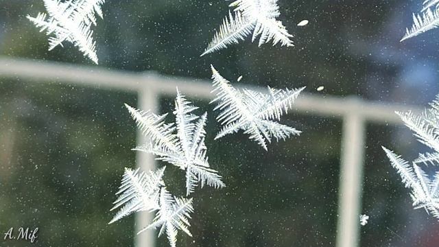 Морозные узоры на окнах.#морозныеузоры смотреть онлайн