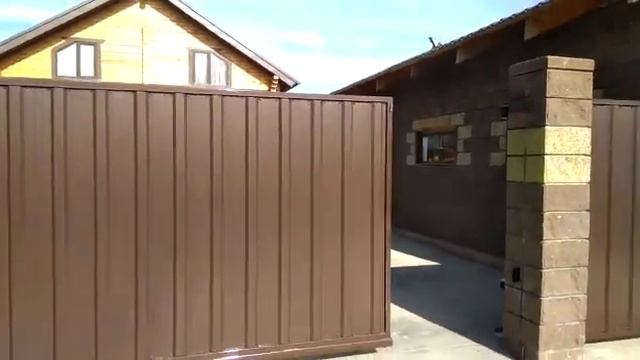 Откатные ворота с автоматикой смотреть онлайн