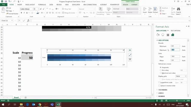 How to Create a % Progress Bar Chart with Color Scale in Excel - Excel Girl смотреть онлайн