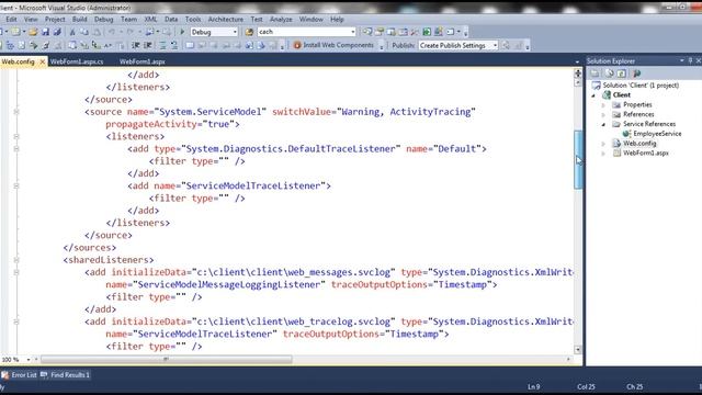Part 9 How to enable tracing and message logging in wcf смотреть онлайн