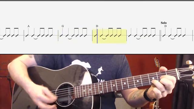 Bad Moon Rising (Chords and Strumming) Watch and Learn Guitar Lesson for Beginners смотреть онлайн