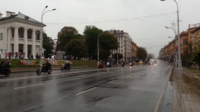 H.O.G.Rally Minsk 2018 ... прохождение колонны смотреть онлайн