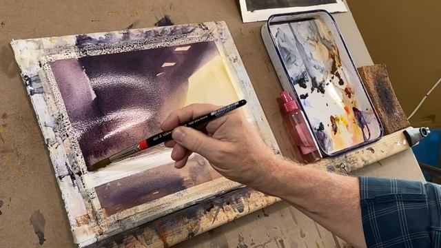 Advancing with Watercolor : "Morning unfolds at the Cafe" How the Artist Looks at the World смотреть онлайн