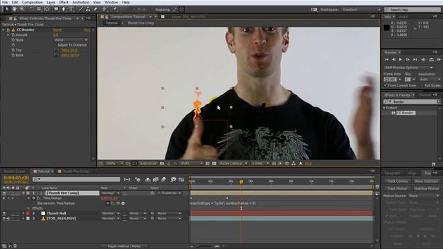 FIRE HANDS VFX - How to Create Fire with your Hands in After Effects смотреть онлайн
