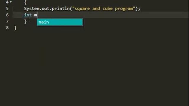 #Square & #Cube program in #Java смотреть онлайн