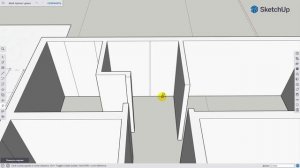 Sketchup для начинающих как отрисовать 3D модель помещения и расставить мебель