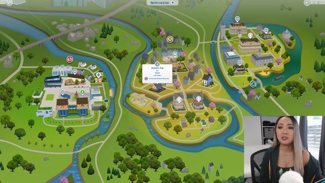 Sims 4 Discover University: ALL LOT SIZES and WORLD OVERVIEW смотреть онлайн