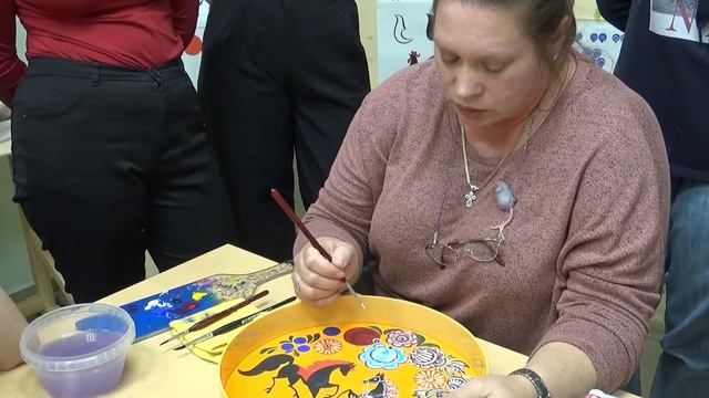 Городецкая роспись смотреть онлайн